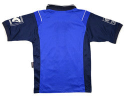 Maillot SC Bastia 2000-01 Domicile Uhlsport Nouvelles Frontières vintage