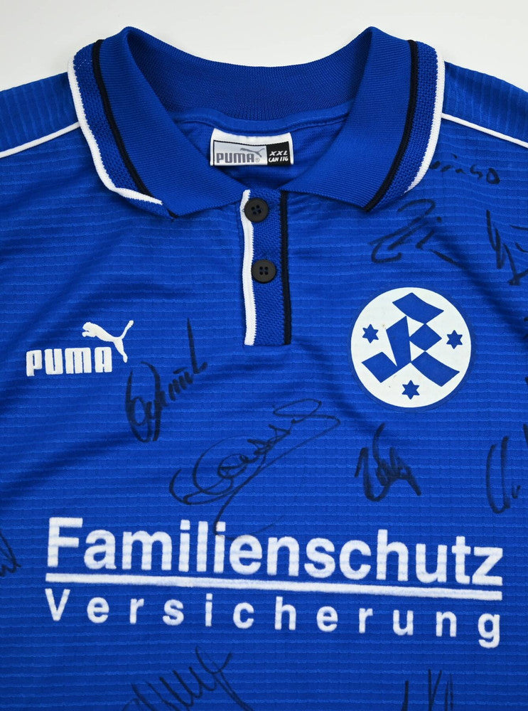 Maillot Stuttgarter Kickers 2000-01 Puma Domicile Vintage Signé