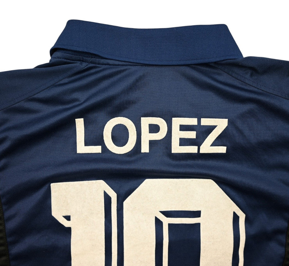 Maillot Valencia Domicile Nike 2000-01 Lopez vintage collector