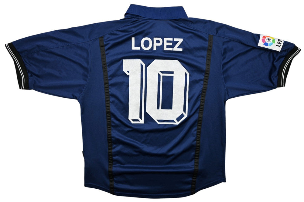 Maillot Valencia Domicile Nike 2000-01 Lopez vintage collector