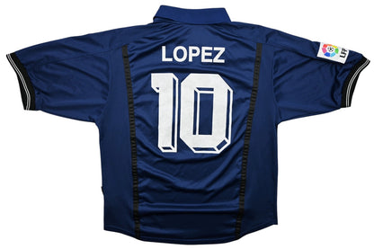 Maillot Valencia Domicile Nike 2000-01 Lopez vintage collector