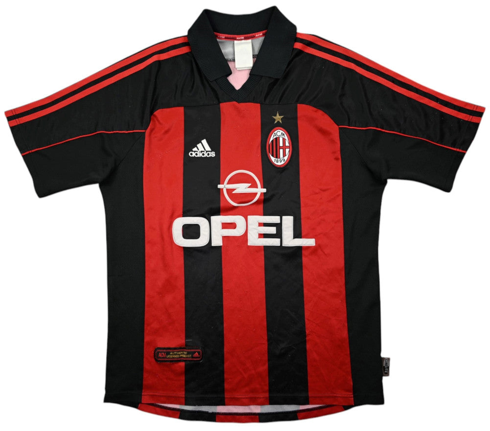 Maillot AC Milan Domicile 2000-02 Adidas vintage Opel