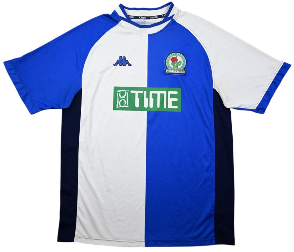 Maillot Blackburn Rovers Domicile Kappa 2000-02 Vintage | SCOTT