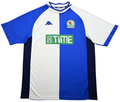Maillot Blackburn Rovers Domicile Kappa 2000-02 vintage collector