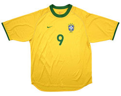 Maillot Brésil Domicile Nike 2000-02 Ronaldo vintage 9/10