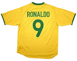 Maillot Brésil Domicile Nike 2000-02 Ronaldo vintage 9/10