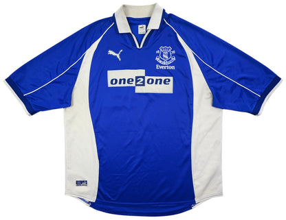 Maillot Everton Domicile Puma 2000-02 Vintage ONE2ONE 2XL
