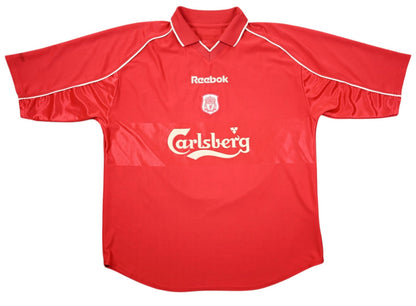 Maillot Liverpool 2000-02 Reebok Domicile Gerrard vintage L