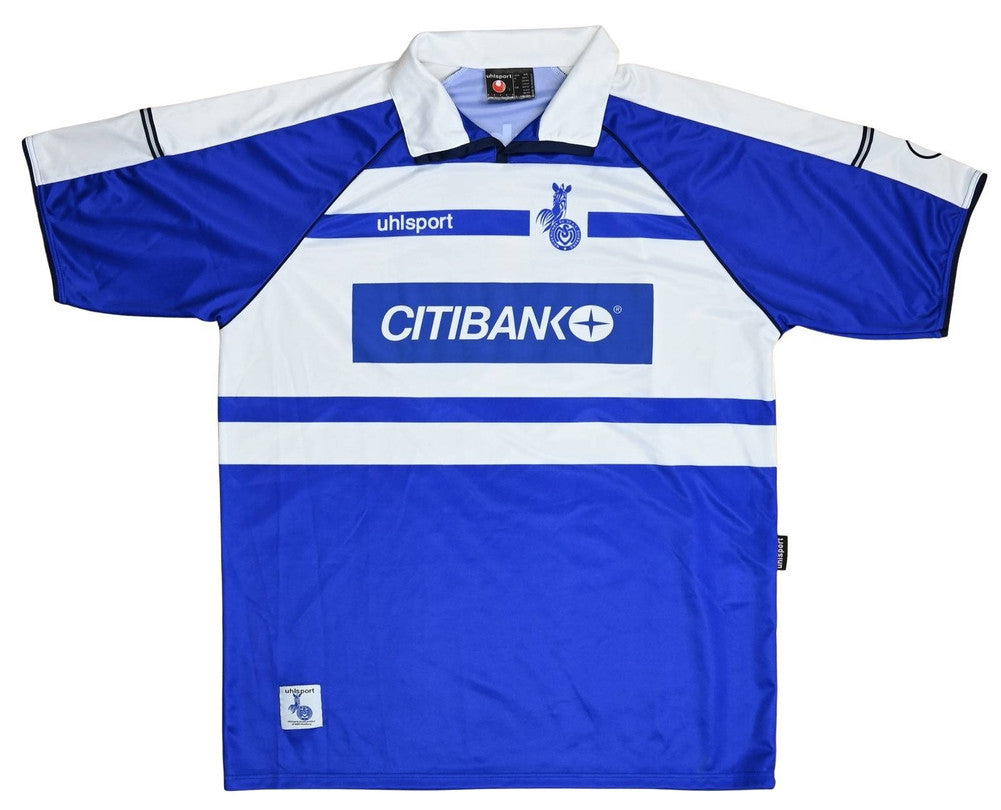 Maillot MSV Duisburg 2000-02 Domicile Uhlsport #45 vintage