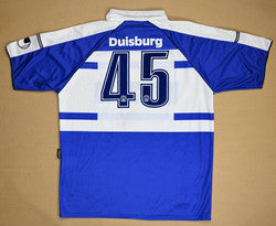 Maillot MSV Duisburg 2000-02 Domicile Uhlsport #45 vintage