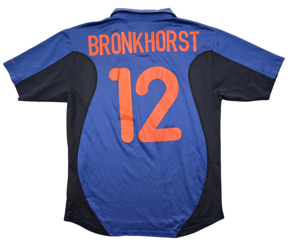Maillot Pays-Bas Domicile Nike 2000-02 Bronkhorst Vintage