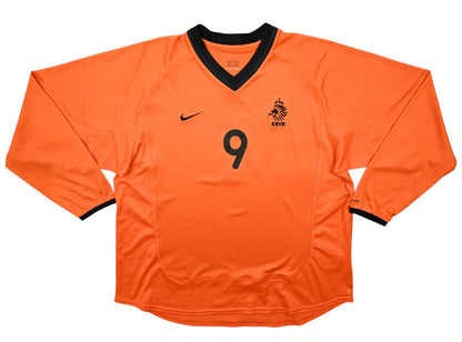 Maillot Pays-Bas Domicile Manches Longues Nike 2000-02 XL Vintage