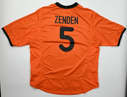Maillot Pays-Bas Domicile Nike 2000-02 Zenden Vintage