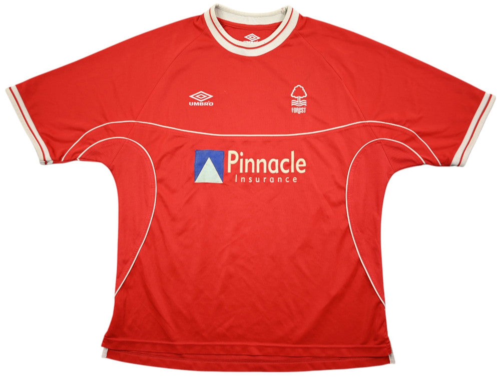 Maillot Nottingham Forest 2000-02 Domicile Umbro Vintage XXL