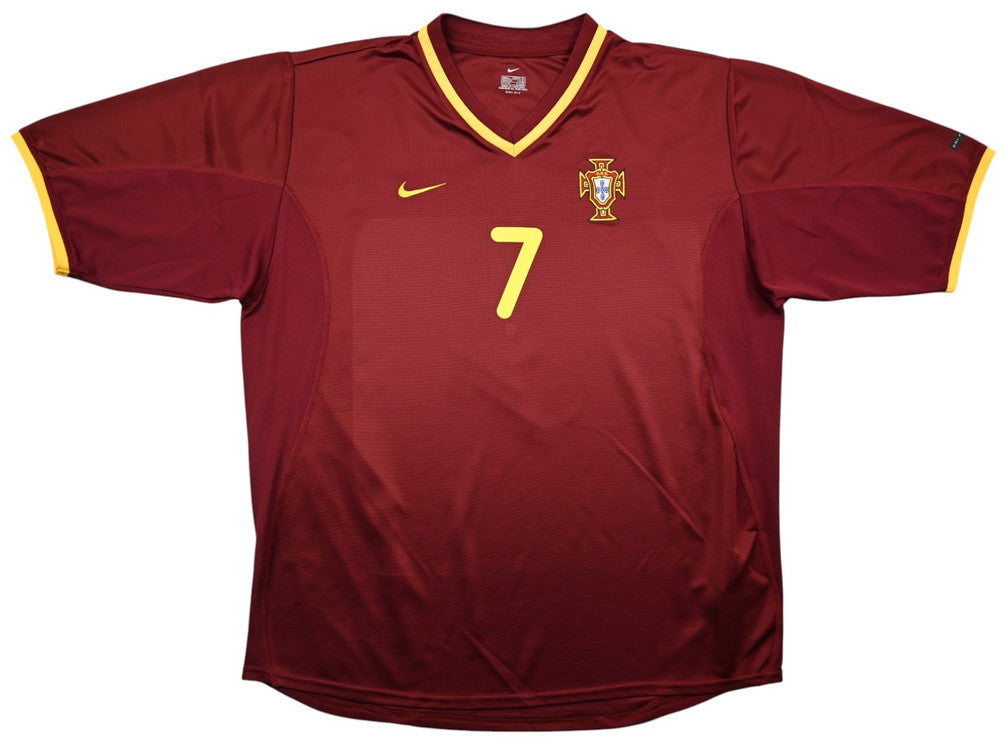 Maillot Portugal Domicile Nike 2000-02 Figo Vintage collector