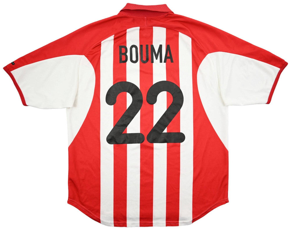 Maillot PSV Eindhoven 2000-02 Nike Domicile Bouma Vintage