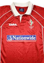 Maillot Swindon Town 2000-02 Domicile Xara Nationwide vintage