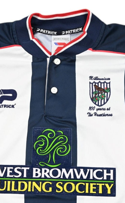 Maillot West Bromwich Albion Domicile Patrick 2000-02 Vintage