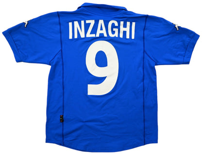 Maillot Italie Kappa 2000 Inzaghi vintage collector 9/10