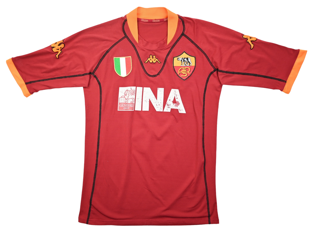Maillot AS Roma 2001-02 Kappa Montella vintage collector XL
