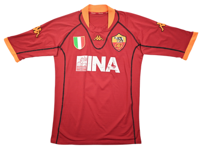 Maillot AS Roma 2001-02 Kappa Montella vintage collector XL