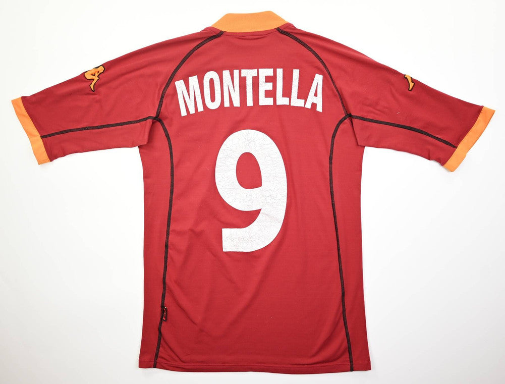 Maillot AS Roma 2001-02 Kappa Montella vintage collector XL