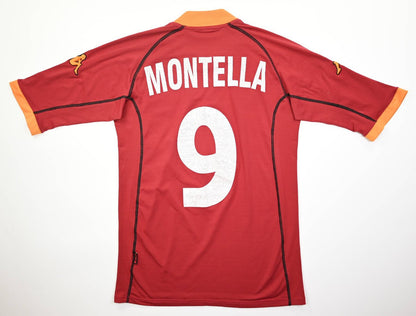 Maillot AS Roma 2001-02 Kappa Montella vintage collector XL