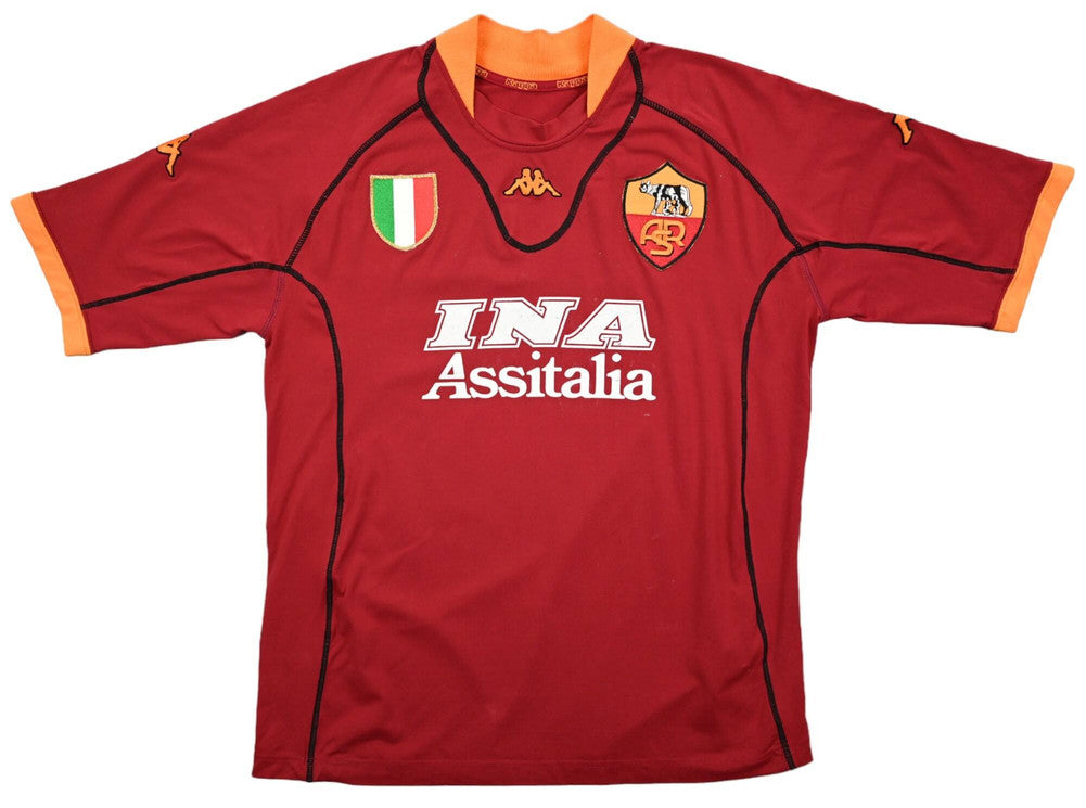 Maillot AS Roma Domicile Kappa 2001-02 Vintage INA