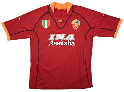Maillot AS Roma Domicile Kappa 2001-02 Vintage INA
