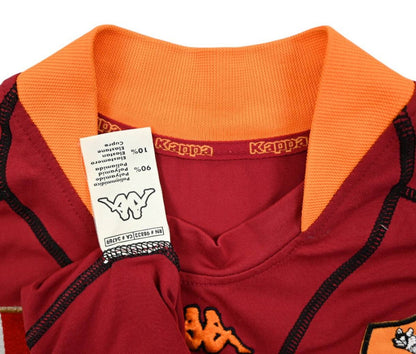 Maillot AS Roma Domicile Kappa 2001-02 Vintage INA