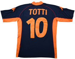 Maillot AS Roma Extérieur Kappa 2001-02 Totti vintage collector