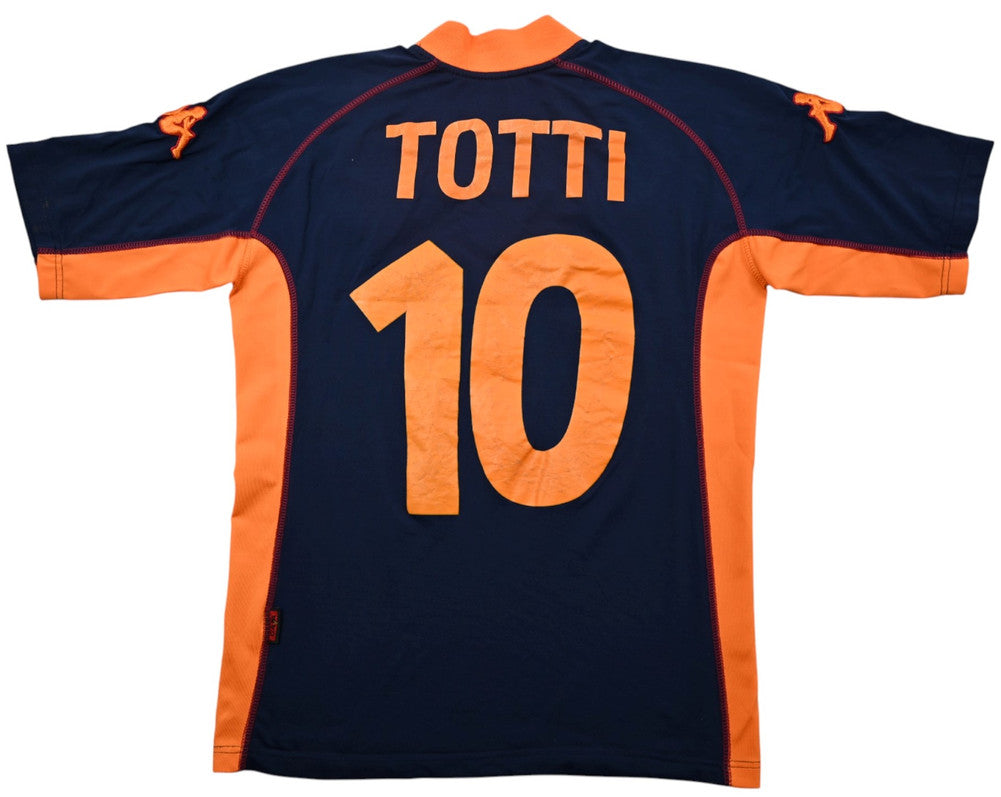 Maillot AS Roma Extérieur Kappa 2001-02 Totti vintage collector