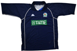 Maillot Blackburn Rovers Extérieur Kappa 2001-02 Vintage 9/10