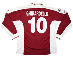 Maillot Cittadella 2001-02 Legea Match Issue Manches Longues