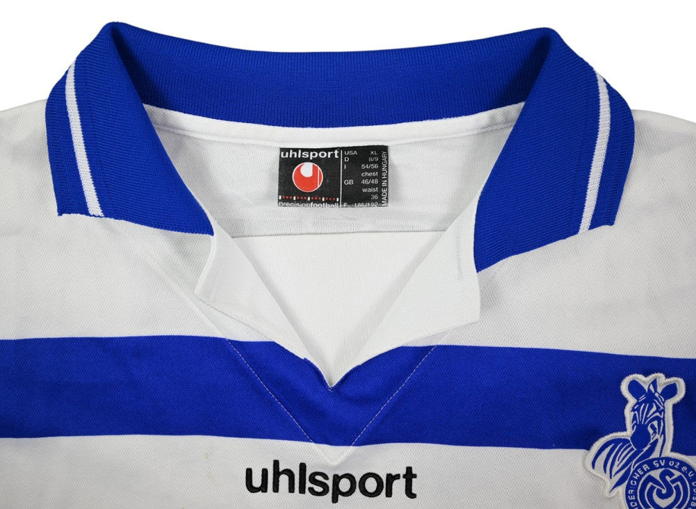 Maillot MSV Duisburg 2001-02 Uhlsport Domicile Vintage STEFFEN