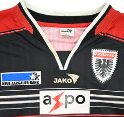 Maillot FC Aarau 2001-02 Extérieur Jako Wojciechowski Match Issue