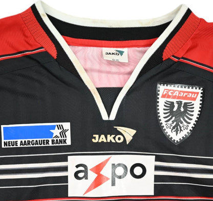 Maillot FC Aarau 2001-02 Extérieur Jako Wojciechowski Match Issue