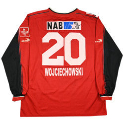 Maillot FC Aarau 2001-02 Extérieur Jako Wojciechowski Match Issue