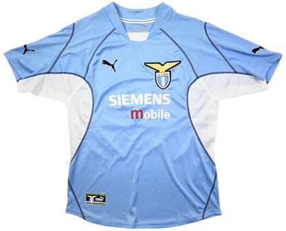 Maillot Lazio Domicile 2001-02 Puma Siemens Mobile vintage