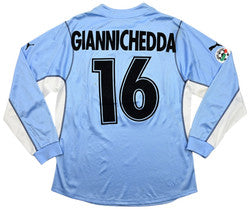 Maillot Lazio 2001-02 Puma Player Issue Giannichedda vintage