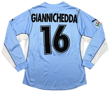 Maillot Lazio 2001-02 Puma Player Issue Giannichedda vintage