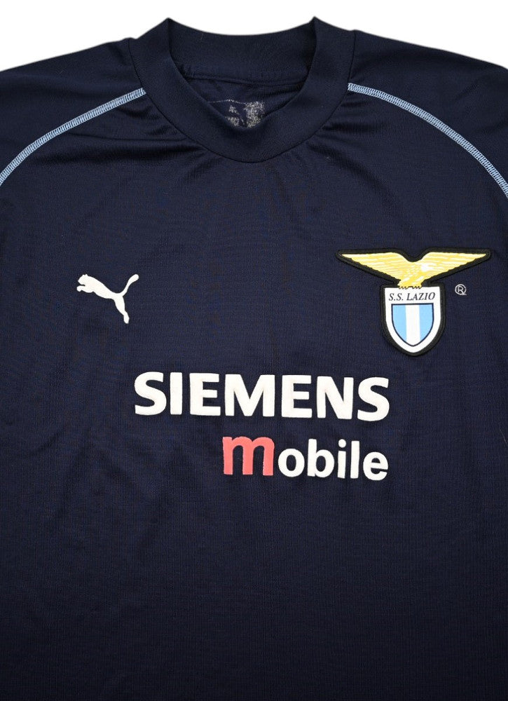 Maillot Lazio Extérieur Puma 2001-02 Siemens Mobile Vintage