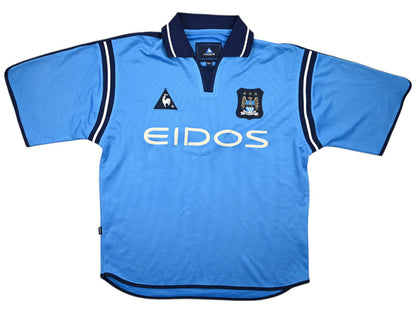 Maillot Manchester City 2001-02 Domicile Le Coq Sportif vintage