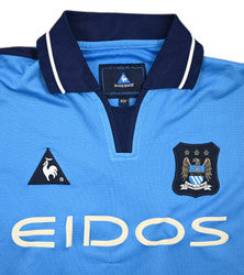 Maillot Manchester City 2001-02 Domicile Le Coq Sportif vintage