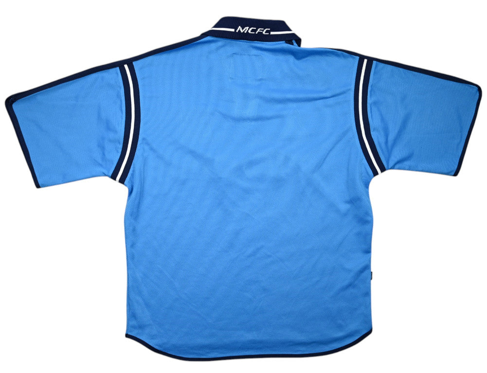 Maillot Manchester City 2001-02 Domicile Le Coq Sportif vintage