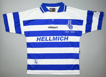 Maillot MSV Duisburg 2001-02 Domicile Uhlsport vintage S