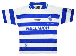 Maillot MSV Duisburg 2001-02 Domicile Uhlsport vintage S