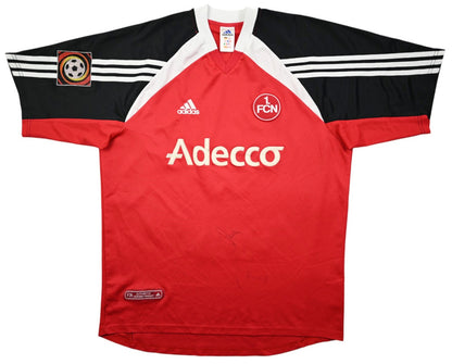 Maillot Nürnberg 2001-02 Adidas Domicile Vintage ADECCO