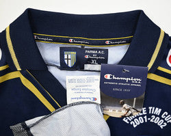 Maillot Parma AC 2001-02 Champion Santal vintage collector XL