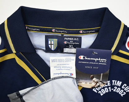Maillot Parma AC 2001-02 Champion Santal vintage collector XL